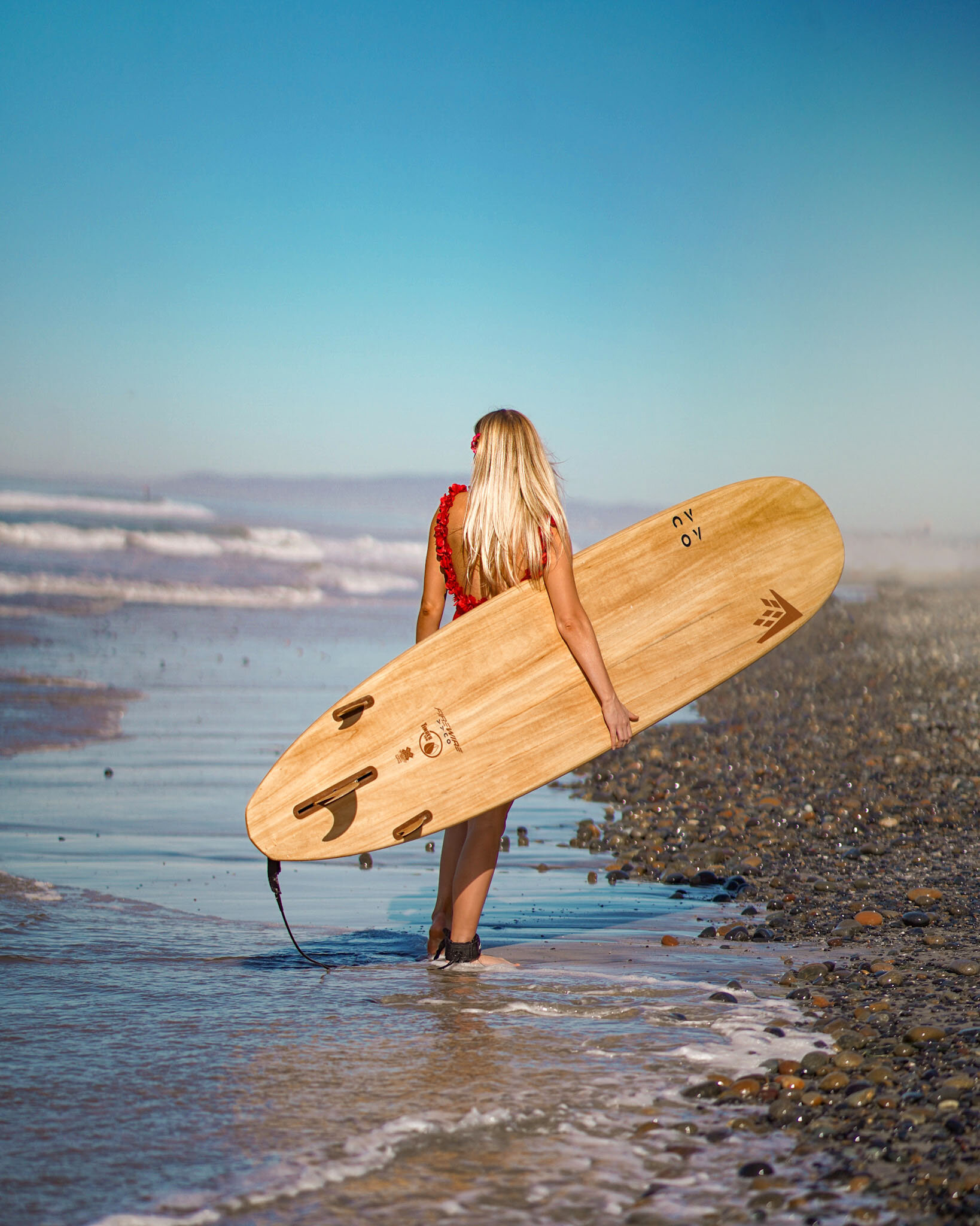 surfer on beach