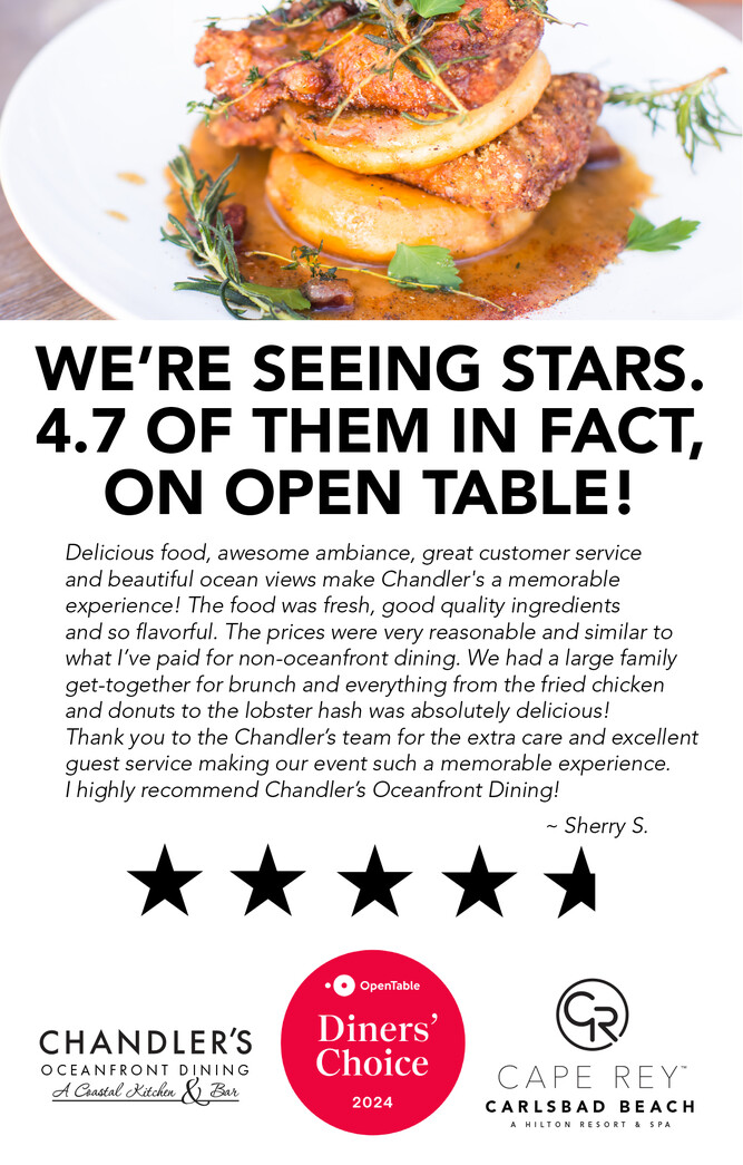 a plate of food with text and stars